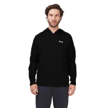 Imagem de Moletom Fila Com Capuz Classic Masculino F11L202-160, G, Preto