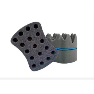 Imagem de Kit 3 Esponjas Nudred Dupla Casca De Ovo Turbo P M G Cabelo Afro - BAR