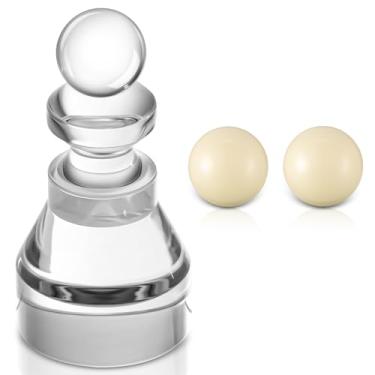 Imagem de Silipull Marcador de roleta e 2 peças de bolas de roleta de 15 mm de acrílico para roleta, acessórios de roleta, conjunto de jogo de mesa com rodas (animado)