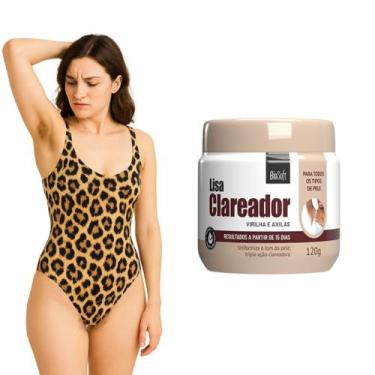 Imagem de Creme Clareador De Pele Virilha E Axila Corporal Tripla Ação - Bio Sof
