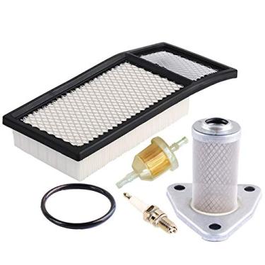 Imagem de HIFROM Filtro de óleo 26591G01 com filtro de ar 72368G01 72084-G01 kit de vela de ignição de filtro de combustível compatível com EZGO TXT, Medalhista 4 ciclos 295cc / 350cc carrinho de golfe 1994