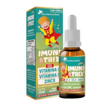 Imagem de Imunitrix Kids (Vit. C +D+Zinco) 30ml Sabor Morango - Flora Nativa
