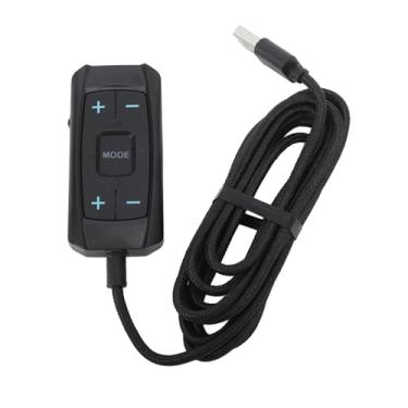 Imagem de 7.1 Cartão de som USB portátil de alto desempenho externo 7.1 placa de som USB para laptop computadores de computadores com efeitos sonoros surround realistas plugue de