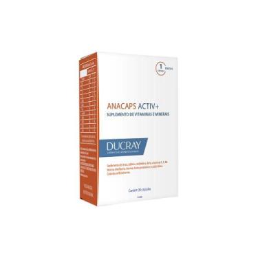 Imagem de Ducray Anacaps ACTIV+ Suplemento Alimentar para Cabelos e Unhas 30 Cáp