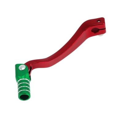 Imagem de INFINAUTO Alavanca de câmbio dobrável de motocicleta para Kayo T6 Braço de alavanca de mudança de pedal liga de alumínio vermelho verde prateado