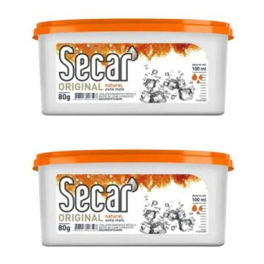 Imagem de 2 Antimofo Secar Original Natural 80g Absorvedor De Umidade Evita Prob