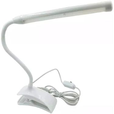 Imagem de Luminária LED Flexível com Clipe e Cabo USB, 3 Níveis de Iluminação – Ideal para Leitura, Mesa de Estudo, Escritório e Quarto - NEXUS MARKET