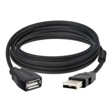 Imagem de Cabo Extensão Usb 2.0 Longa 1,5 Metros Extensor Macho Fêmea