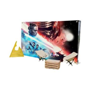 Imagem de Star Wars Epic Space Flag MINISO Filme Para Festa De Piquenique Arte P