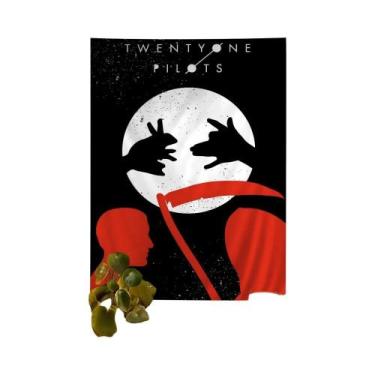 Imagem de Tapeçaria De Desenho Animado Boêmio Mandala T-Twenty One P-Pilots Lenç