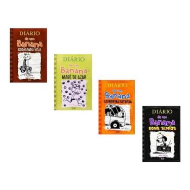 Imagem de Kit c/4 Livros Diário de um banana -7, 8,9 e 10- Capa Cartão - Vergara