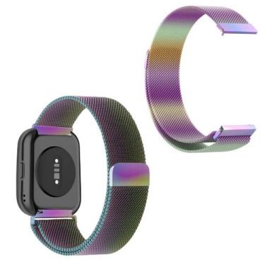 Imagem de Pulseira 22mm metal fecho magnético para Amazfit Bip 6 - Genérica