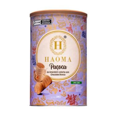 Imagem de Paçoca Amendoim com Chocolate Branco Linha Stevia Haoma  225g