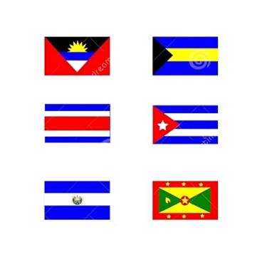 Imagem de Kit de Personalização Gráfica para Motocicletas, Adesivos Decorativos (30x30-bahamas)