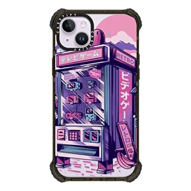 Imagem de CASETiFY Capa Ultra Impact para iPhone 14 Plus [testado contra quedas de grau militar 5X / proteção contra quedas de 3,5 metros/compatível com Magsafe] - Máquina de venda automática retrô - Preto
