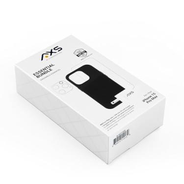 Imagem de Pacote essencial AXS compatível com Apple iPhone 15 Pro Max - Preto