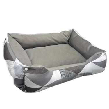 Imagem de Cama Caminha Pet Para Cachorro Ou Gato Media E Grande Porte Ipermeavel e Lavável com Ziper. (01,G 70cm x 50cm)