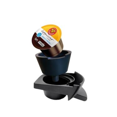 Imagem de Adaptador Cápsulas Três Corações para Máquinas Cafeteira Dolce Gusto Café Preto
