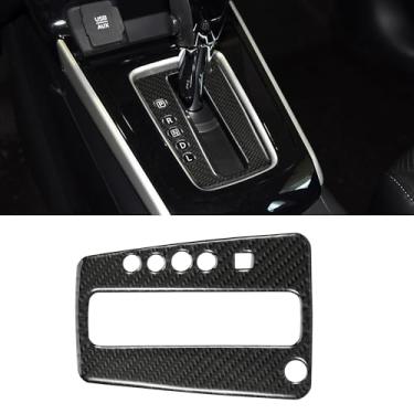 Imagem de WINKA Capa de painel de câmbio de marchas compatível com Nissan Sentra 2016-2021 console central painel indicador de câmbio de marchas painel indicador de mudança de marchas para carro interior de
