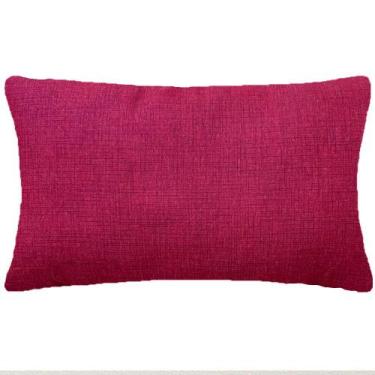 Imagem de Almofada Retangular Marsala Liso Impermeável 50x28cm - Sua Casa Decor