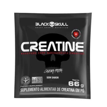 Imagem de Creatina Monohidratada 100% Pura em Sachê com 66g (22 Doses) - Black S