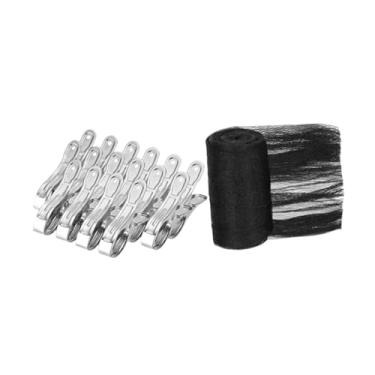 Imagem de YIJU Rede de proteção para piscina de cachorros, malha de abrigo com folhas redondas para caixa de areia e jardim doméstico, mantém as folhas longe da, 5m X 5m