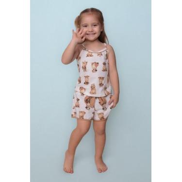 Imagem de Pijama Infantil Menina Alça Curto Dog's - Pink Dream, 10