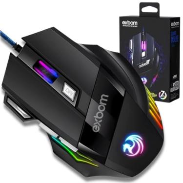 Imagem de Mouse Gamer 3200 DPI RGB 7 Botões USB Cabo Esmaltado 4 Modos de Game Preciso Premium Gaming