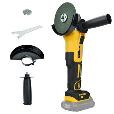 Imagem de IOHBThe Esmerilhadeira Angular Sem Escovas Para Dewalt, Bateria De 20 V, Ferramenta 7000 Rpm, Esmerilhadeiras 4,9'', 500 W, Corte, Remoção Ferrugem, Polimento E Brunimento (Bateria Não Incluída)