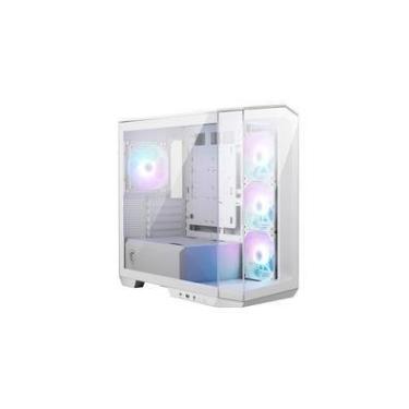 Imagem de Gabinete Gamer Msi Mag Pano M100r Pz White ARGB Mid Tower Usb 3.2 Vidro Temperado - Branco