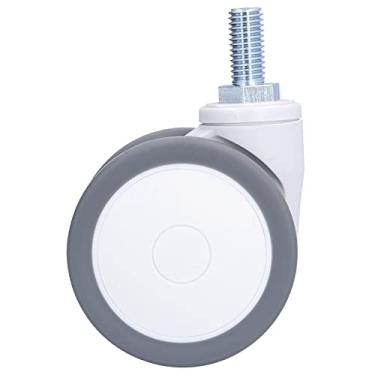 Imagem de AUNMAS Roda de Rodas de de 75 Mm TPR Wheel Universal Caster, Substituição de Cadeira de Escritório Com Alta Carga de Carga, Rolagem Flexível para Bancadas de Trabalho, Caixas de Instrumentos