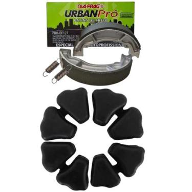 Imagem de Coxim Coroa, Patim Lona Freio Titan 160 Fan 160 2016 Á 2024 - HRS