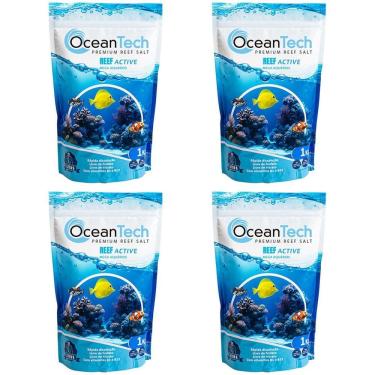 Imagem de Sal Ocean Tech Para Aquário Marinho 4Kg Reef Active Completo