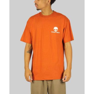 Imagem de Camiseta Your Face Alien YF - Laranja-Unissex