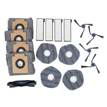 Imagem de Zhjvihx 17 Kit de Peças de Substituição de Embalagem para Acessórios de Vácuo de robô X10 Pro, 1 Pincel Principal, Escovas 4Xside, 4xfilters, Roupas 4xmop, Sacos 4xdust, Conjunto de
