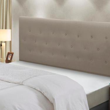Imagem de Cabeceira Cama Box King Size Estofada Madeira Montreal - D'Julia, Capu