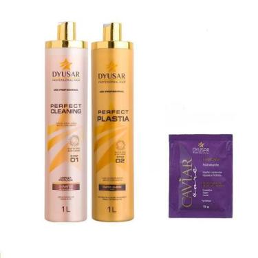 Imagem de Kit Escova Progressiva Perfectplastia 1L Dyusar + Sache - Dyusar Cosme