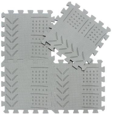 Imagem de Baby Play Mat qqpp EVA 18 Tiles for Tummy Time e Crawling Grey