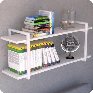 Imagem de Prateleira Estilo industrial Para Sala Parede GND BB 120cm - MetalCrom