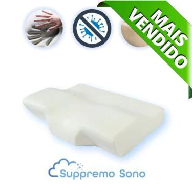 Imagem de Travesseiro Nasa Ergonomico Cervical C/ Zíper Ortopédico Anti ácaros A