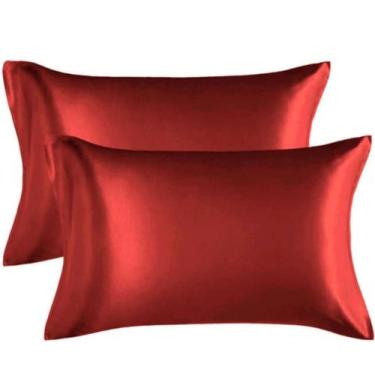 Imagem de Kit 02 Fronhas De Cetim (01 Par) Anti Frizz Macio 50cm x 70cm - FF Enx