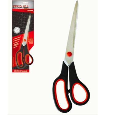 Imagem de Tesoura Nascional Premium Aço Inox Tesouraria 19,5cm - impots