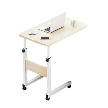 Imagem de Mesa Multiuso Notebook Laptop Cafe Na Cama Grande c/Rodinha(Bege)