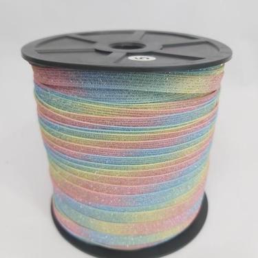 Imagem de 100 metros Elástico Lurex Especial 7mm encadernação Algodão Doce 3720 