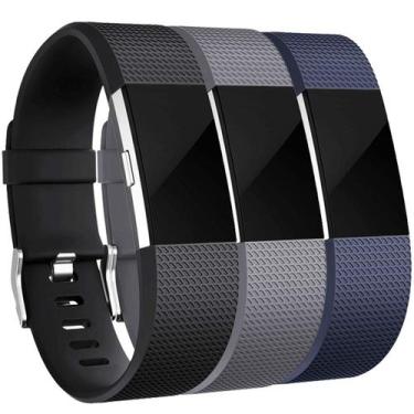 Imagem de Pulseiras de reposição Maledan compatíveis com Fitbit Charge 2