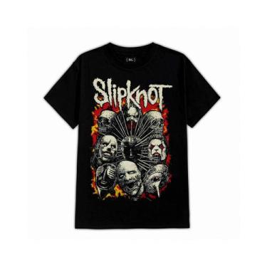 Imagem de Camiseta DTF FanShirt Slipknot 373 de manga curta para homens - Lightb