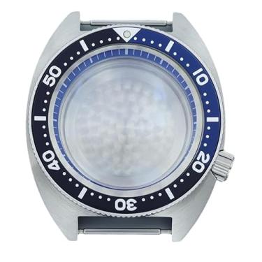 Imagem de FEIYASHI Caixa de relógio moderna de aço inoxidável de 41 mm vidro de safira para movimento NH35 NH34 NH36 peças de relógio modificadas Abalone Skx (para movimento NH35 34 36 38 + anel capítulo azul 2