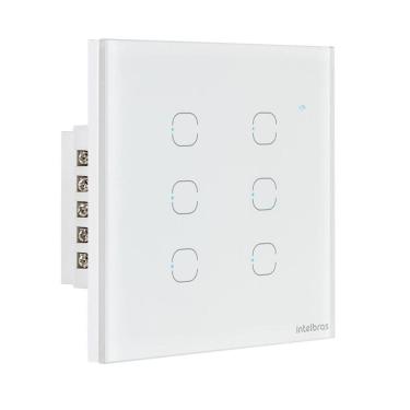 Imagem de Interruptor Smart Wi-fi Touch 6 Teclas Branco Ews 1006 4850030
