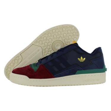 Imagem de adidas Tênis masculino Forum Low, Team Collegiate Borgonha/Collegiate Navy/Collegiate Green-multicolorido, 46