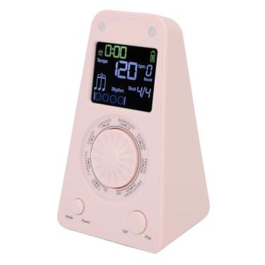 Imagem de RiToEasysports METRONOMO DIGITAL , 10 TONES METRONOME BT OURS, COMPATIBILIDADE DE INSTRUMENTOS UNIVERSAL, Excelente Qualidade DE Som para Piano, Violino, Ukulele, Guitarra (Rosa)